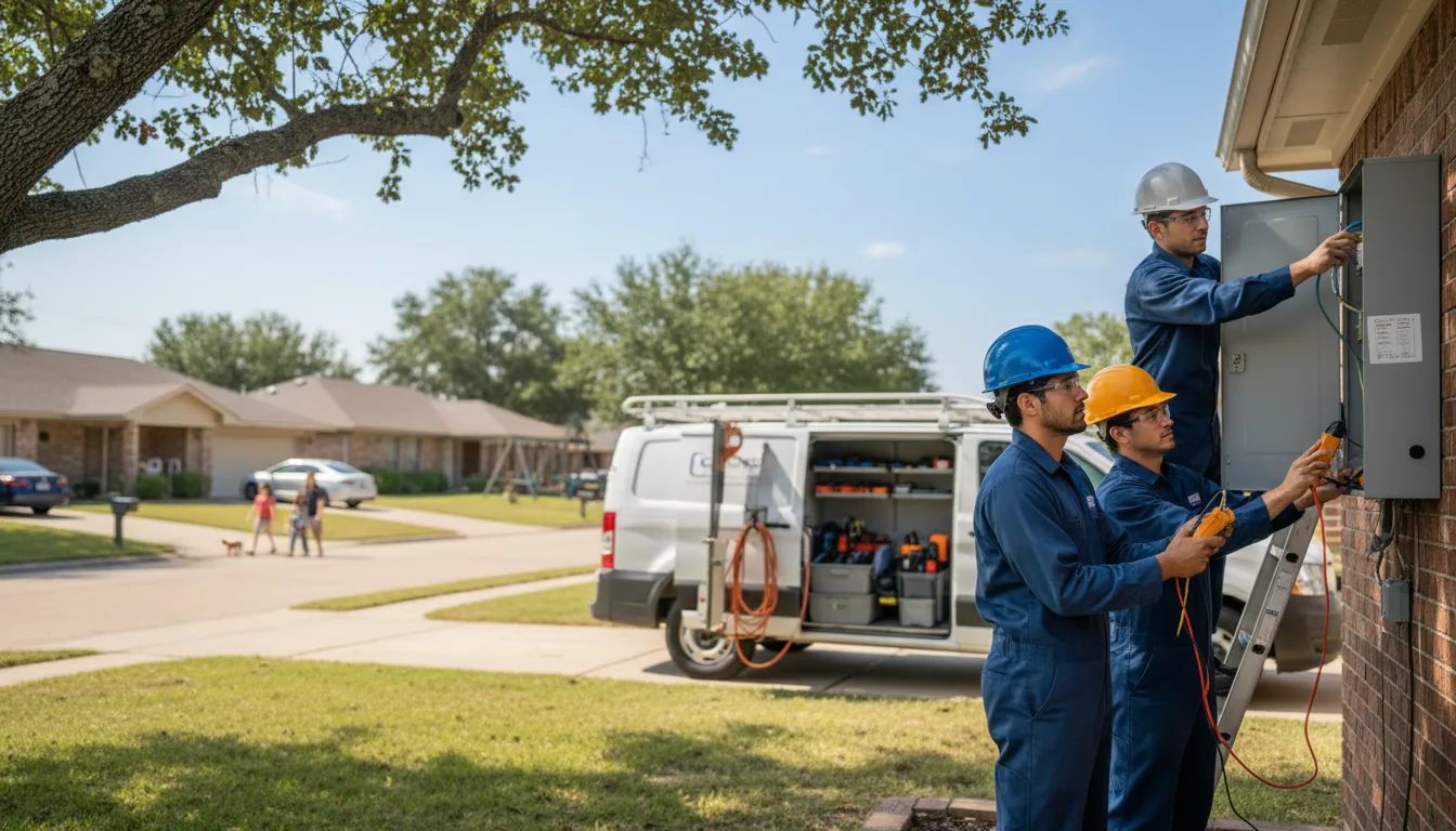 Certified electrician providing emergency electrical services in Coffeen, IL